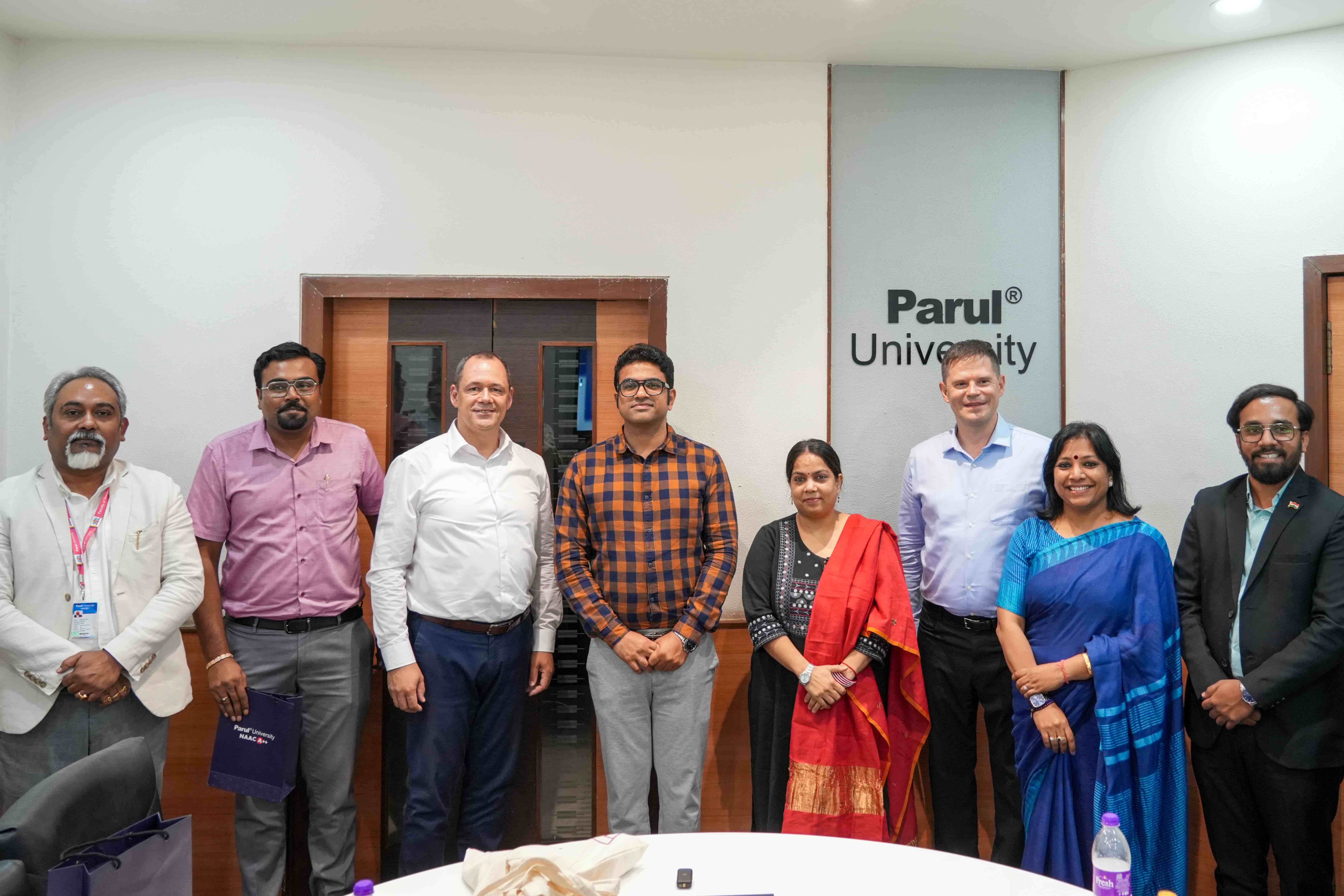 Delegates from University of Kosice visited Parul University